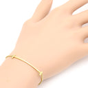 ティファニー Tiffany & Co Tスマイル イエローゴールド K18YG ブレスレット 750 18K