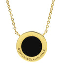 ティファニー Tiffany & Co Tトゥー サークル ペンダント ダイヤモンド＆オニキス 67467663 イエローゴールド K18YG オニキス ダイヤモンド ネックレス