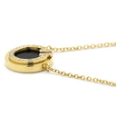 ティファニー Tiffany & Co Tトゥー サークル ペンダント ダイヤモンド＆オニキス 67467663 イエローゴールド K18YG オニキス ダイヤモンド ネックレス