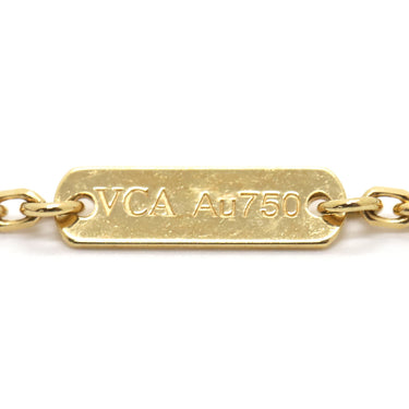 ヴァンクリーフアーペル Van Cleef & Arpels ヴィンテージ アルハンブラ ペンダント VCARP4KL00 イエローゴールド K18YG ネックレス Au750 ギヨシェ