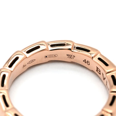 ブルガリ BVLGARI セルペンティ ヴァイパー 349645 ピンクゴールド K18PG #46(JP6) リング 指輪 6号