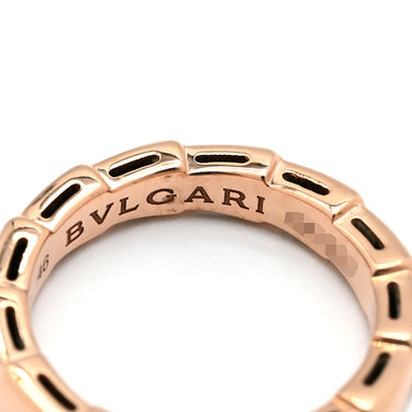 ブルガリ BVLGARI セルペンティ ヴァイパー 349645 ピンクゴールド K18PG #46(JP6) リング 指輪 6号