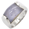 ブルガリ BVLGARI トロンケット ホワイトゴールド K18WG カルセドニー リング 指輪 750 18金 8.5号