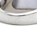 ブルガリ BVLGARI トロンケット ホワイトゴールド K18WG カルセドニー リング 指輪 750 18金 8.5号