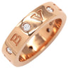 ブルガリ BVLGARI ローマンソルベ ピングゴールド K18PG ダイヤモンド #48(JP8) リング 指輪 750AU K18PG ダイヤモンド 8号