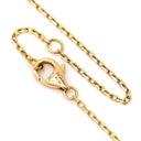 カルティエ Cartier ジュストアンクル ダイヤ ネックレス イエローゴールド K18YG ダイヤモンド ネックレス 750YG K18 18金