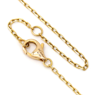 カルティエ Cartier ジュストアンクル ダイヤ ネックレス イエローゴールド K18YG ダイヤモンド ネックレス 750YG K18 18金