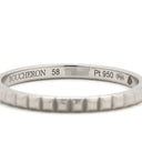 ブシュロン BOUCHERON キャトル クル ド パリ スモール JAL0116058 プラチナシルバー Pt950 #58(JP18) リング 指輪 17.5号