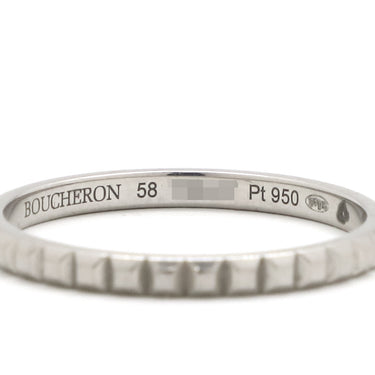 ブシュロン BOUCHERON キャトル クル ド パリ スモール JAL0116058 プラチナシルバー Pt950 #58(JP18) リング 指輪 17.5号