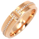 ティファニー Tiffany & Co ナロー ダイヤモンド リング ピンクゴールド K18PG ダイヤモンド リング 指輪 T&Co. 750 AU 9号