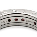 ブルガリ BVLGARI ビーゼロワン B-zero1 XS ロードライトガーネット 1バンド AN852563 ホワイトゴールド K18WG ロードライトガーネット #49(JP9) リング 指輪 新品同様 750WG 9号