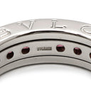 ブルガリ BVLGARI ビーゼロワン B-zero1 XS ロードライトガーネット 1バンド AN852563 ホワイトゴールド K18WG ロードライトガーネット #49(JP9) リング 指輪 新品同様 750WG 9号