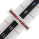 ブルガリ BVLGARI ビーゼロワン B-zero1 XS ロードライトガーネット 1バンド AN852563 ホワイトゴールド K18WG ロードライトガーネット #49(JP9) リング 指輪 新品同様 750WG 9号