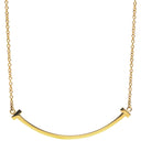 ティファニー Tiffany & Co Tスマイル ペンダント スモール 60011679 イエローゴールド K18YG ネックレス Au750 Tiffany T smile