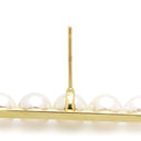 TASAKI TASAKI バランス プラス E-4463-18KYG パールホワイトXイエローゴールド K18YG パール ピアス あこやパール 750YG キャッチ他社品