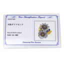 石川暢子 NOBUKO ISHIKAWA フラワーデザイン イエローゴールド×プラチナシルバー K18YG Pt900 ダイヤモンド 色石 リング 指輪 K18YG×Pt900 ダイヤモンド 色石 12号