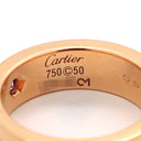 カルティエ Cartier ラブリング ピンクサファイア ピンクゴールド K18PG ピンクサファイア #50(JP10) リング 指輪 1P LOVE Ring 750 18K PG 18金 10号