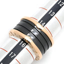 ブルガリ BVLGARI ビーゼロワン B-zero1 4バンドリング 345854 ピンクゴールド×ブラック K18PG セラミック #56(JP16) リング 指輪 黒 750PG 18金 15号