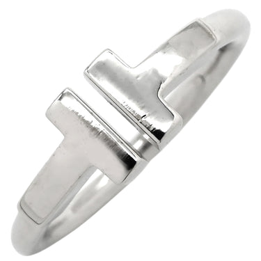 ティファニー Tiffany & Co Tワイヤー ホワイトゴールド K18WG リング 指輪 Au750 18K 18金 6号