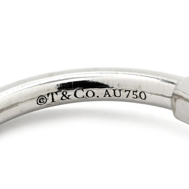 ティファニー Tiffany & Co Tワイヤー ホワイトゴールド K18WG リング 指輪 Au750 18K 18金 6号