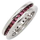 ブルガリ BVLGARI ビーゼロワン B-zero1 XS ロードライトガーネット 1バンド AN852563 ホワイトゴールド K18WG ロードライトガーネット #50(JP10) リング 指輪 750WG 18金 10号