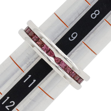 ブルガリ BVLGARI ビーゼロワン B-zero1 XS ロードライトガーネット 1バンド AN852563 ホワイトゴールド K18WG ロードライトガーネット #50(JP10) リング 指輪 750WG 18金 10号