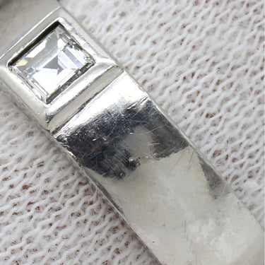 ノンブランド NON BRAND ダイヤリング プラチナシルバー Pt900 ダイヤモンド リング 指輪 10号