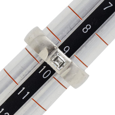 ノンブランド NON BRAND ダイヤリング プラチナシルバー Pt900 ダイヤモンド リング 指輪 10号