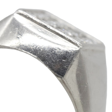 ノンブランド NON BRAND ダイヤリング プラチナシルバー Pt900 ダイヤモンド リング 指輪 16P スクエア 10.5号