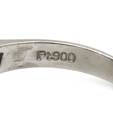 ノンブランド NON BRAND スターサファイア ダイヤリング プラチナシルバー Pt900 サファイア リング 指輪 ブルー 青 15号