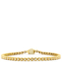 ノンブランド NON BRAND テニスブレスレット イエローゴールド K18YG ダイヤモンド ブレスレット ダイヤブレスレット 750