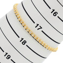 ノンブランド NON BRAND テニスブレスレット イエローゴールド K18YG ダイヤモンド ブレスレット ダイヤブレスレット 750