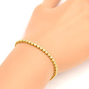 ノンブランド NON BRAND テニスブレスレット イエローゴールド K18YG ダイヤモンド ブレスレット ダイヤブレスレット 750