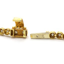 ノンブランド NON BRAND テニスブレスレット イエローゴールド K18YG ダイヤモンド ブレスレット ダイヤブレス