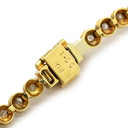 ノンブランド NON BRAND テニスブレスレット イエローゴールド K18YG ダイヤモンド ブレスレット ダイヤブレス