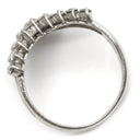 ノンブランド NON BRAND ダイヤリング プラチナシルバー Pt900 ダイヤモンド リング 指輪 V字 Vライン 7号