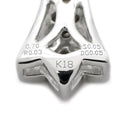 ノンブランド NON BRAND ペンダント マルチカラー ホワイトゴールドXイエローゴールド K18WG K18YG ダイヤモンド ルビー サファイア ガーネット ネックレス 18K WG ダイヤ ルビー サファイア デマントイドガーネット 十字架 王冠 クロス