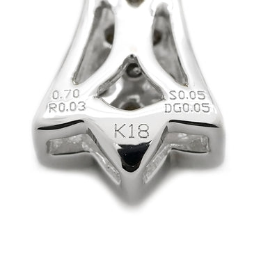 ノンブランド NON BRAND ペンダント マルチカラー ホワイトゴールドXイエローゴールド K18WG K18YG ダイヤモンド ルビー サファイア ガーネット ネックレス 18K WG ダイヤ ルビー サファイア デマントイドガーネット 十字架 王冠 クロス