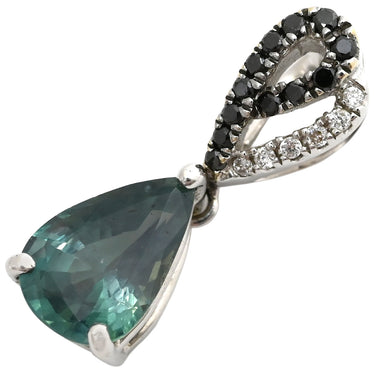 ノンブランド NON BRAND アレキサンドライト ダイヤ ペンダントトップ ホワイトゴールド K18WG アレキサンドライト ダイヤモンド ペンダントトップ ペンダントヘッド 18K 18金 750