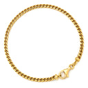 ノンブランド NON BRAND K18 デザインブレスレット イエローゴールド K18YG ブレスレット チェーンブレス