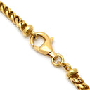 ノンブランド NON BRAND K18 デザインブレスレット イエローゴールド K18YG ブレスレット チェーンブレス