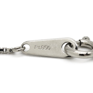 ノンブランド NON BRAND ピンクダイヤ ペンダント プラチナシルバー Pt850 ダイヤモンド Pt900(トップ) ネックレス