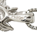 ノンブランド NON BRAND ピンクダイヤ ペンダント プラチナシルバー Pt850 ダイヤモンド Pt900(トップ) ネックレス