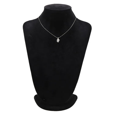 ノンブランド NON BRAND ピンクダイヤ ペンダント プラチナシルバー Pt850 ダイヤモンド Pt900(トップ) ネックレス