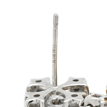 ノンブランド NON BRAND ダイヤピアス ホワイトゴールド K18WG K18YG ダイヤモンド ルビー サファイア デマントイドガーネット ピアス マルチカラー 十字架 王冠 クロス