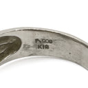 ノンブランド NON BRAND ダイヤリング イエローゴールドXプラチナシルバー Pt900 K18YG ダイヤモンド リング 指輪 コンビリング 1Pダイヤ 17号