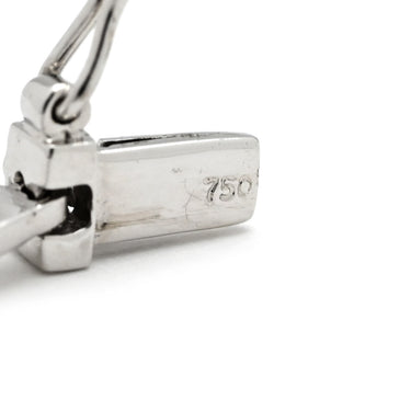 ノンブランド NON BRAND サファイア ダイヤ ホワイトゴールド K18WG サファイア ダイヤモンド ブレスレット マルチカラー 750 18K 18金