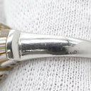 ノンブランド NON BRAND 黒蝶パール ダイヤリング プラチナシルバー Pt900 パール ダイヤモンド リング 指輪 1粒 1P 16.5号