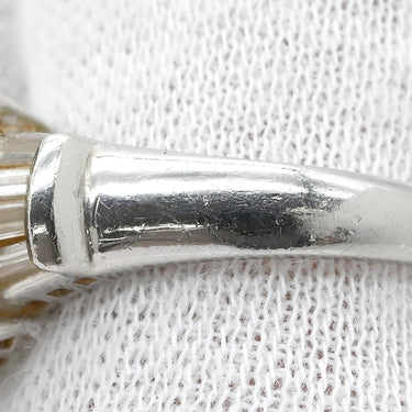 ノンブランド NON BRAND 黒蝶パール ダイヤリング プラチナシルバー Pt900 パール ダイヤモンド リング 指輪 1粒 1P 16.5号