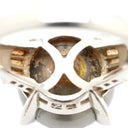 ノンブランド NON BRAND 黒蝶パール ダイヤリング プラチナシルバー Pt900 パール ダイヤモンド リング 指輪 1粒 1P 16.5号